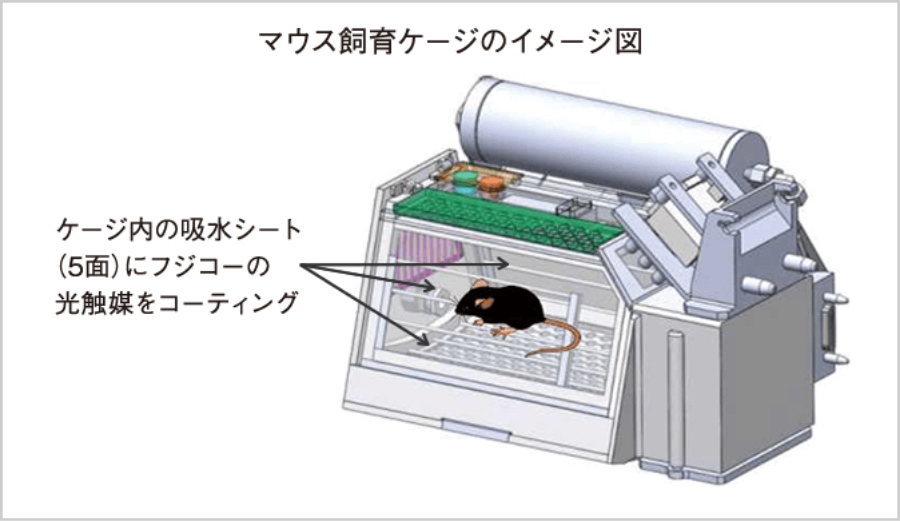 マウス飼育ゲージのイメージ図